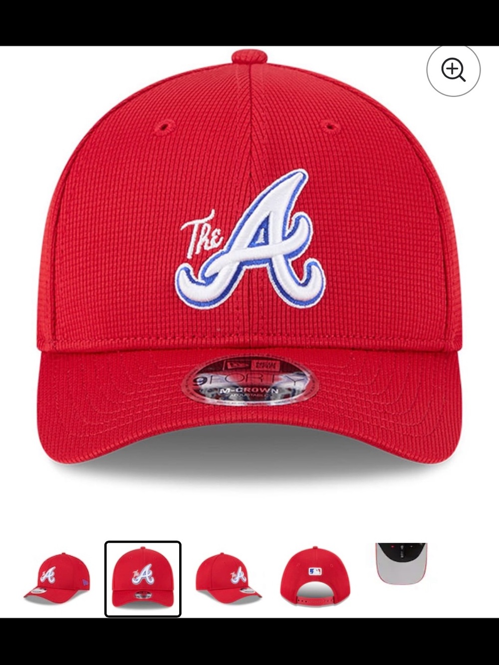 Men’s Snap back  Atlanta 'Brave A' Logo Baseball Cap